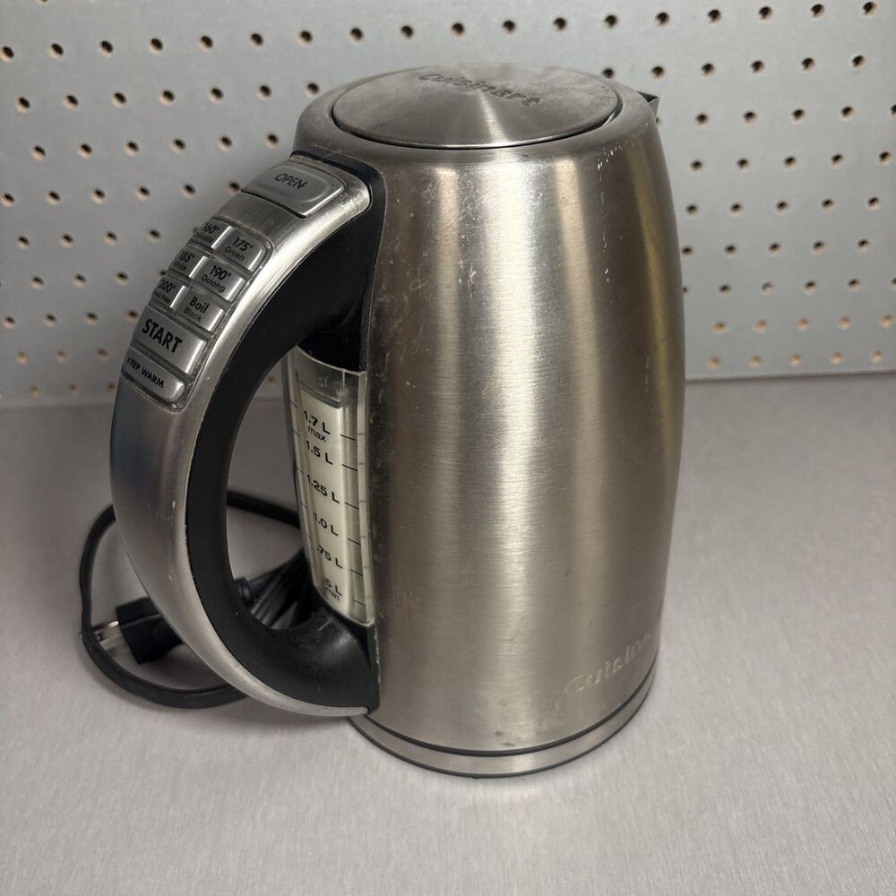 Cuisinart CPK-17CT PerfecTemp 1.7-Liter Cordless Electric Kettle Silver Tested